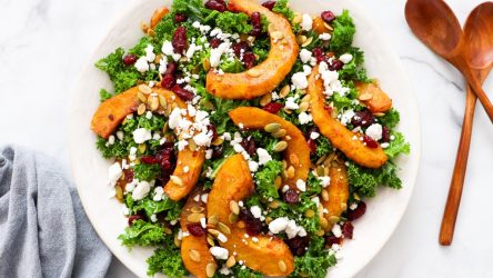 Salade van geroosterde pompoen en boerenkool – Leels Cooks